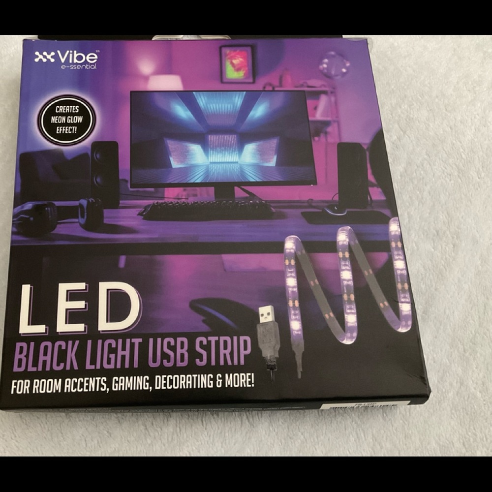 LED black light USB strip